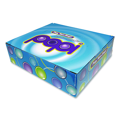 TPG Creations Popi Fidget Toy, Ages 5 and Up, Assorted Colors, 24/Carton (876)