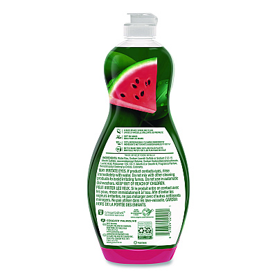 Ultra Palmolive Dishwashing Liquid, Watermelon Scent, 20 oz Bottle, 9/Carton (61047428)