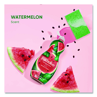 Ultra Palmolive Dishwashing Liquid, Watermelon Scent, 20 oz Bottle, 9/Carton (61047428)