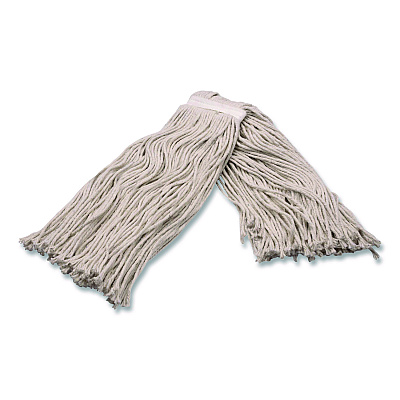 Carlisle Full Weight Cut End Mop Head, Cotton, 16 oz, White (369716B00)