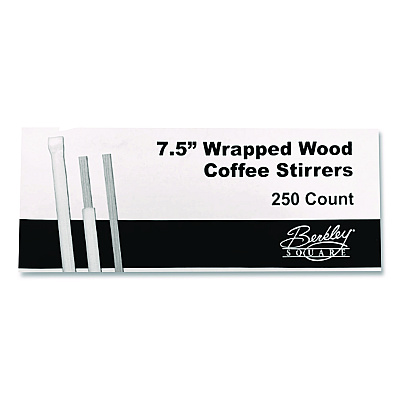 Berkley Square Wrapped Wood Stirrers, 7.5", 250/Box (BEP90213)