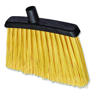 Carlisle Duo-Sweep Unflagged Heavy Duty Angle Broom, 55", Black/Yellow (4688500)