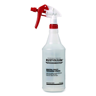 Rust-Oleum Empty Trigger Sprayer, 32 oz, Clear, 12/Carton (394872)
