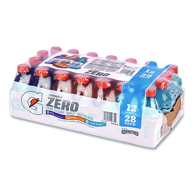Gatorade Zero Variety Pack, Assorted Flavors, 12 oz Bottle, 28/Carton (22002527)