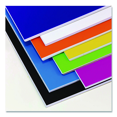 BAZIC Spiral Notebooks, 1-Subject, Wide/Legal Rule, Randomly Assorted Cover Color, (70) 10.5 x 8 Sheets (538)
