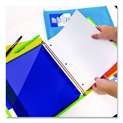 BAZIC Filler Paper, Side: 3-Hole Punched, Wide/Legal Rule, 150/Pack (568)