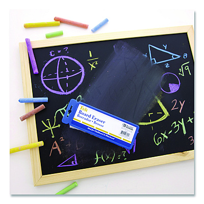 Whiteboard and Chalkboard Eraser, 5" x 2" x 1", White (6005)