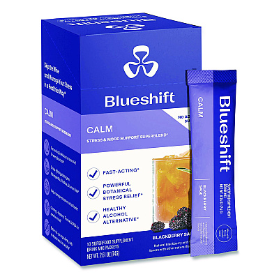 Blueshift Variety Pack Drink Mix, Assorted Flavors, Individual Packets, 10/Pack. 4 Packs/Carton (60004169)