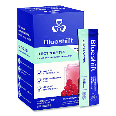 Blueshift Variety Pack Drink Mix, Assorted Flavors, Individual Packets, 10/Pack. 4 Packs/Carton (60004169)