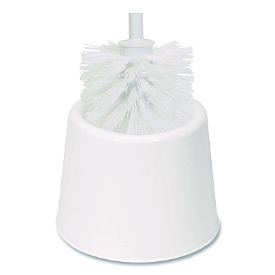 Boardwalk Caddy For Spiral Bowl Brush, White (TLBRUSHCAD)