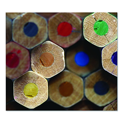 Color-Brite Colored Pencil Set, 3 mm, Assorted Lead and Barrel Colors, 12/Set (765)