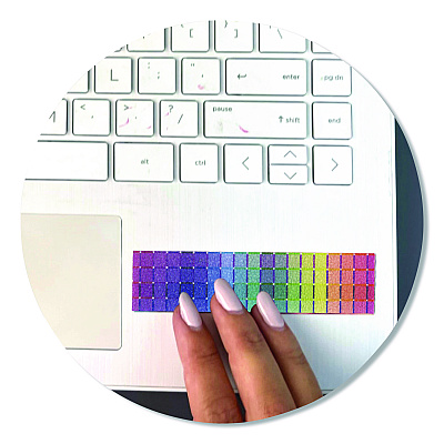TPG Creations Sandy Brights Rainbow Zen Strips, Ages 6 and Up, Assorted Colors, 80/Carton (85780)