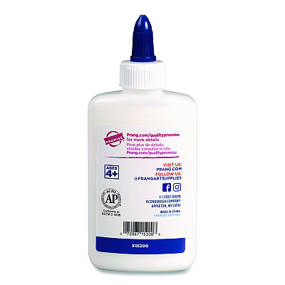 Prang Washable Liquid White School Glue, 4.4 oz, Dries Clear (X152000001)