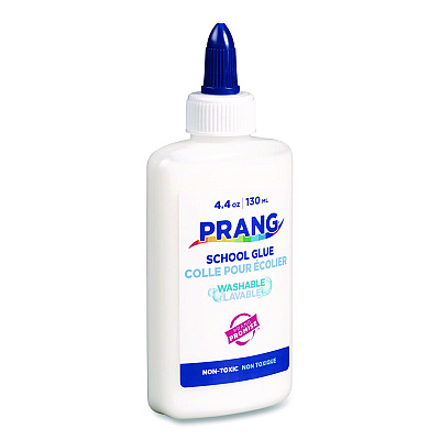 Prang Washable Liquid White School Glue, 4.4 oz, Dries Clear (X152000001)