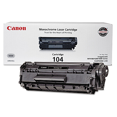 Canon 0263B001 (CNM104) Toner, 2,000 Page-Yield, Black