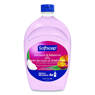 Softsoap Liquid Hand Soap Refills, Coconut and Hibiscus, 6/Carton (US07162A)