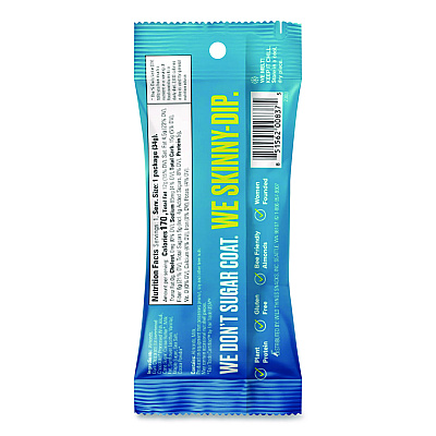 SkinnyDipped Dark Chocolate Covered Almonds, 1.2 oz Bags, 10/Box (EDT00837)