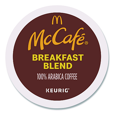 McCafe Breakfast Blend K-Cup, 24/Box, 4 Boxes/Carton (7468CT)