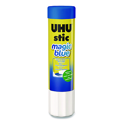 Staedtler Glue Stick, 21 g, Applies Blue, Dries Clear, 12/Pack (9U9960202)
