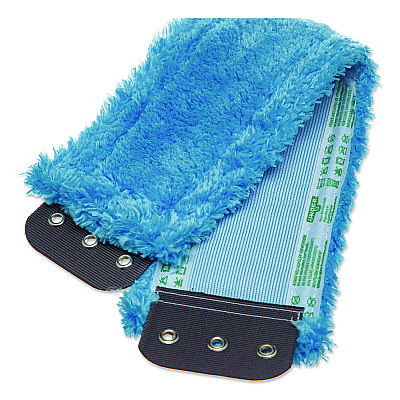 Unger SmartColor MicroMop 15.0, 16", Blue, 5/Carton (MM40B)