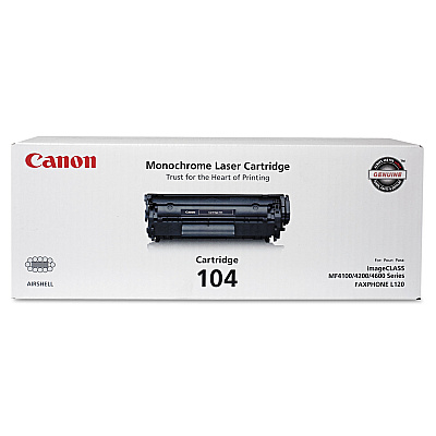 Canon 0263B001 (CNM104) Toner, 2,000 Page-Yield, Black