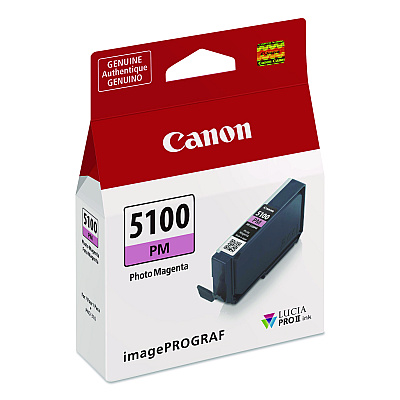 Canon 6957C002 (PFI-5100) Lucia PRO II Ink, Photo Magenta