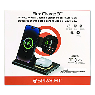 Spracht Flex Charge 3, USB-C, White (FC3W)