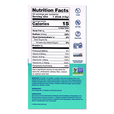 LIQUID I.V. Sugar-Free Hydration Multiplier, White Peach, 26 Packets/Box (22002515)