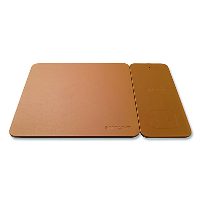 Spracht MagPad Charger and Mouse Pad, Brown (MGPBN)