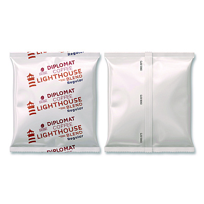 Diplomat Coffee Light House Frac Pack, 2.5 oz, 100/Carton (CLCLH25100R)