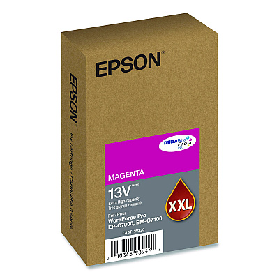 Epson T13V320 (T13V) DURABrite Pro Extra High-Yield Ink, 8,000 Page-Yield, Magenta