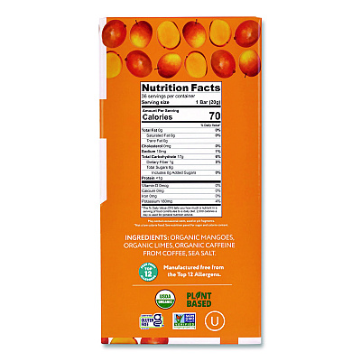 Thats it Organic Energy Bars, Mango Lime, 0.7 oz Bar, 36/Box (22002520)