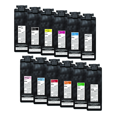 Epson T51N520 (T51N) UltraChrome GS3 Eco-Solvent Ink, 800 mL, Light Cyan