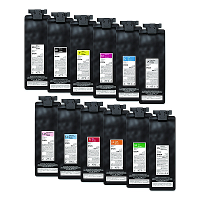 Epson T51N720 (T51N) UltraChrome GS3 Eco-Solvent Ink, 800 mL, Light Black