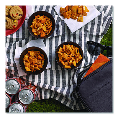 Chex Mix Snack Mix Savory Traditional, 4.5 oz Bag, 8/Box (SN21494)