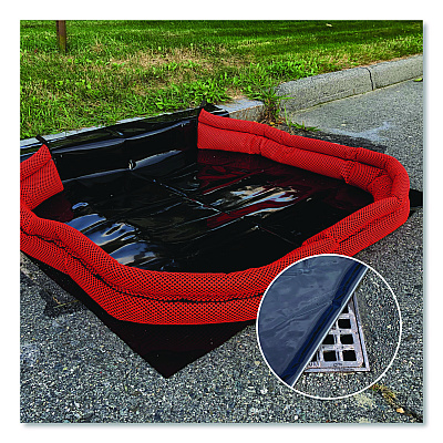 Quick Dam Flood Barriers, 6" x 10 ft x 3.5", 10/Box (QD61010HV)