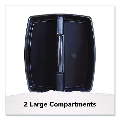 Storex Large Caddy, 13 x 11 x 6.38, Black, 6/Pack (00973E06C)