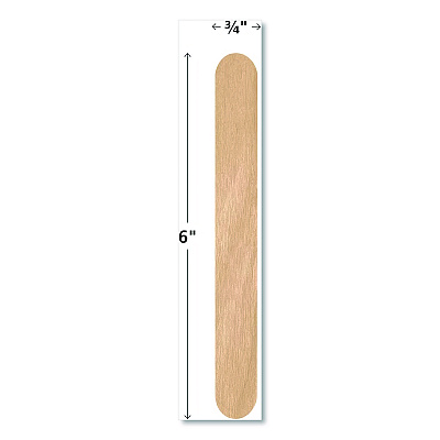 Teacher Created Resources STEM Basics Jumbo Craft Sticks, 6 x 0.75, 200/Pack (TCR20917)