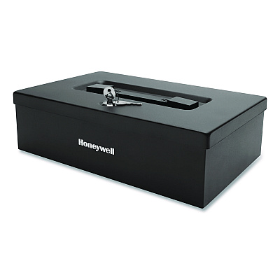 Honeywell Security Box, 12.7 x 8.8 x 4, Black (6124)