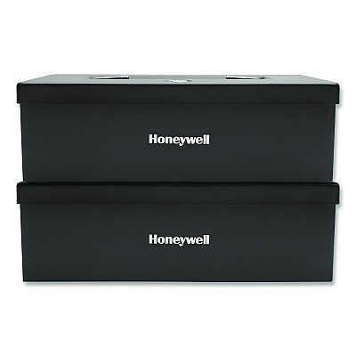 Honeywell Security Box, 12.7 x 8.8 x 4, Black (6124)