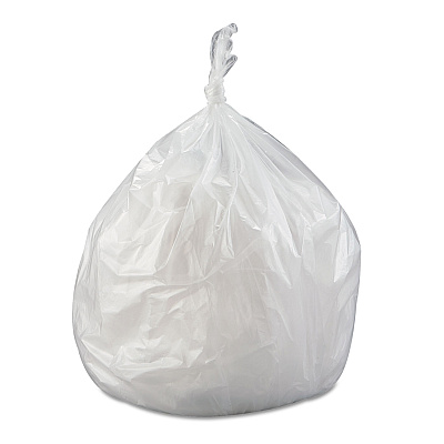 Inteplast Group High-Density Commercial Can Liner Value Pack, 45 gal, 12 mic, 40" x 46", Clear, Interleaved Roll, 25 Bags/Roll, 10 Rolls/CT (IBSVALH4048N14)