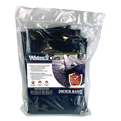 Quick Dam Water Curbs, 6.5" x 20 ft x 6.5" (QDWC620)