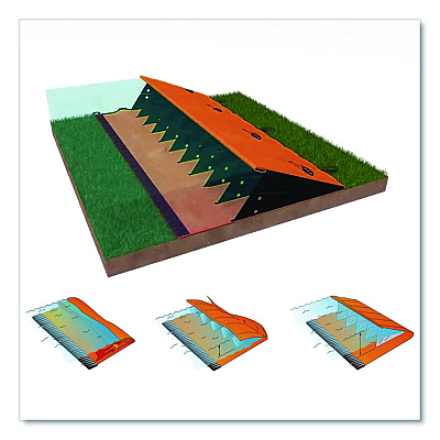 Quick Dam Water Force, 24" x 17 ft x 6" (QDWGWL0617)