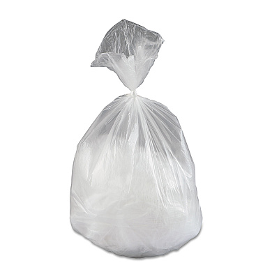 Inteplast Group High-Density Commercial Can Liners, 16 gal, 5 mic, 24" x 33", Natural, Perforated Roll, 50 Bags/Roll, 20 Rolls/Carton (IBSEC2433N)