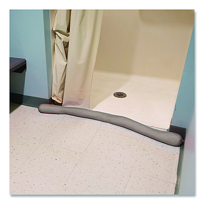 Quick Dam Water Dams, 2.5" x 4 ft x 2.5", Gray, 30/Box (WUB2430G)