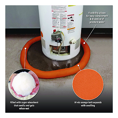 Quick Dam Indoor Bucket Kit, (1) Bucket, (25) 4 ft Water Dams (WUGG425)
