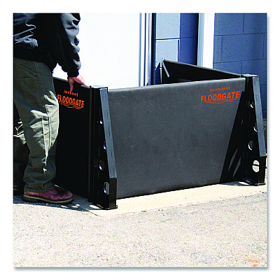 Quick Dam Flood Gate 3-Way Stanchion Set, 11" x 36" x 7" (QDFGST3WC)