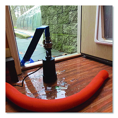 Quick Dam Pump Kit, (1) Pump, (2) 10 ft Water Barriers, (4) 10 ft Water Dams, 50 ft 1.5" dia Hose with Connectors (QDPK3)