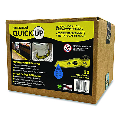 Quick Dam Quick Ups, 4 " x 10 ft x 2", 20/Box (QU1020)