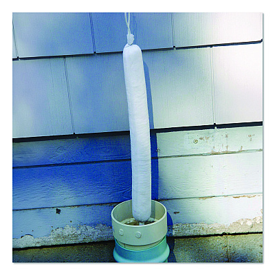 Quick Dam Monitor Well Socks for Oil and Sheen Removal, 0.4 gal, 1.5" x 2 ft, 20/Box (SO15220)
